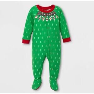 Wondershop Fairisle Footie Pajamas Christmas Onesie